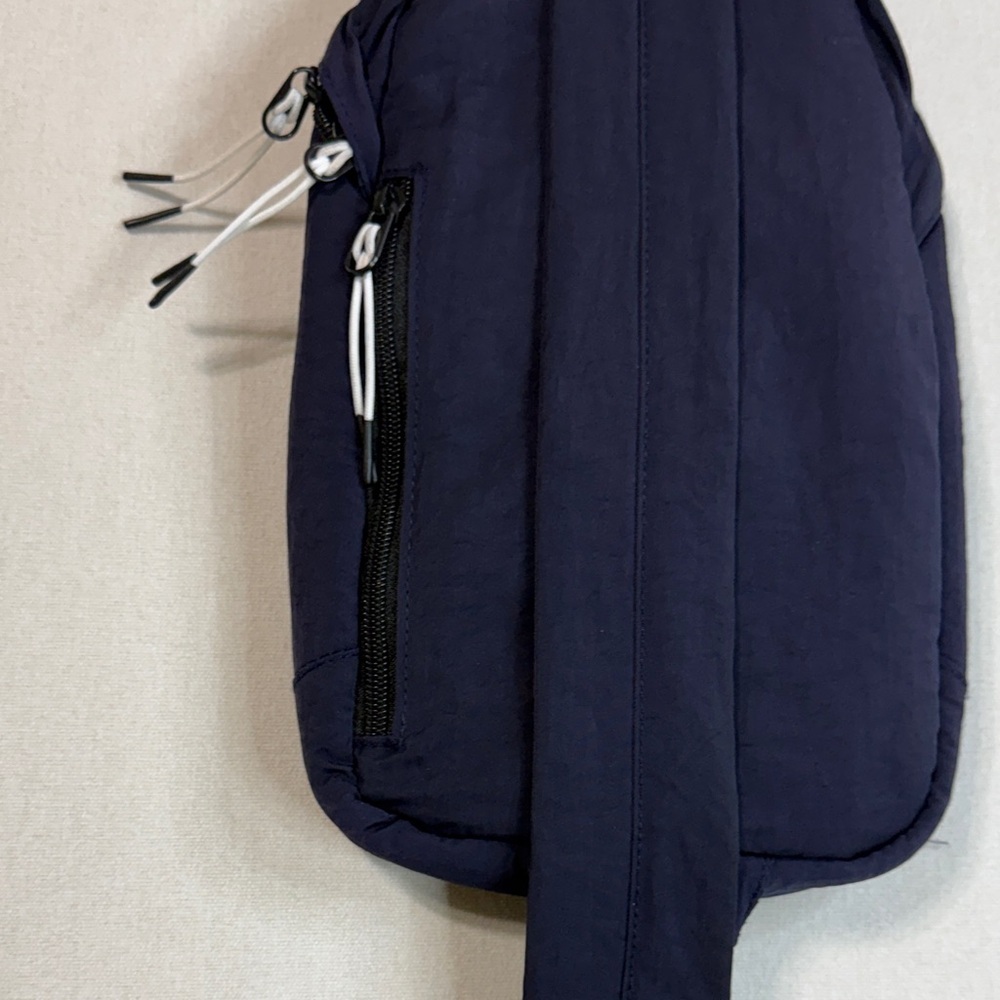 Stylish Navy Crossbody Bag with Logo - Picture 7 of 10